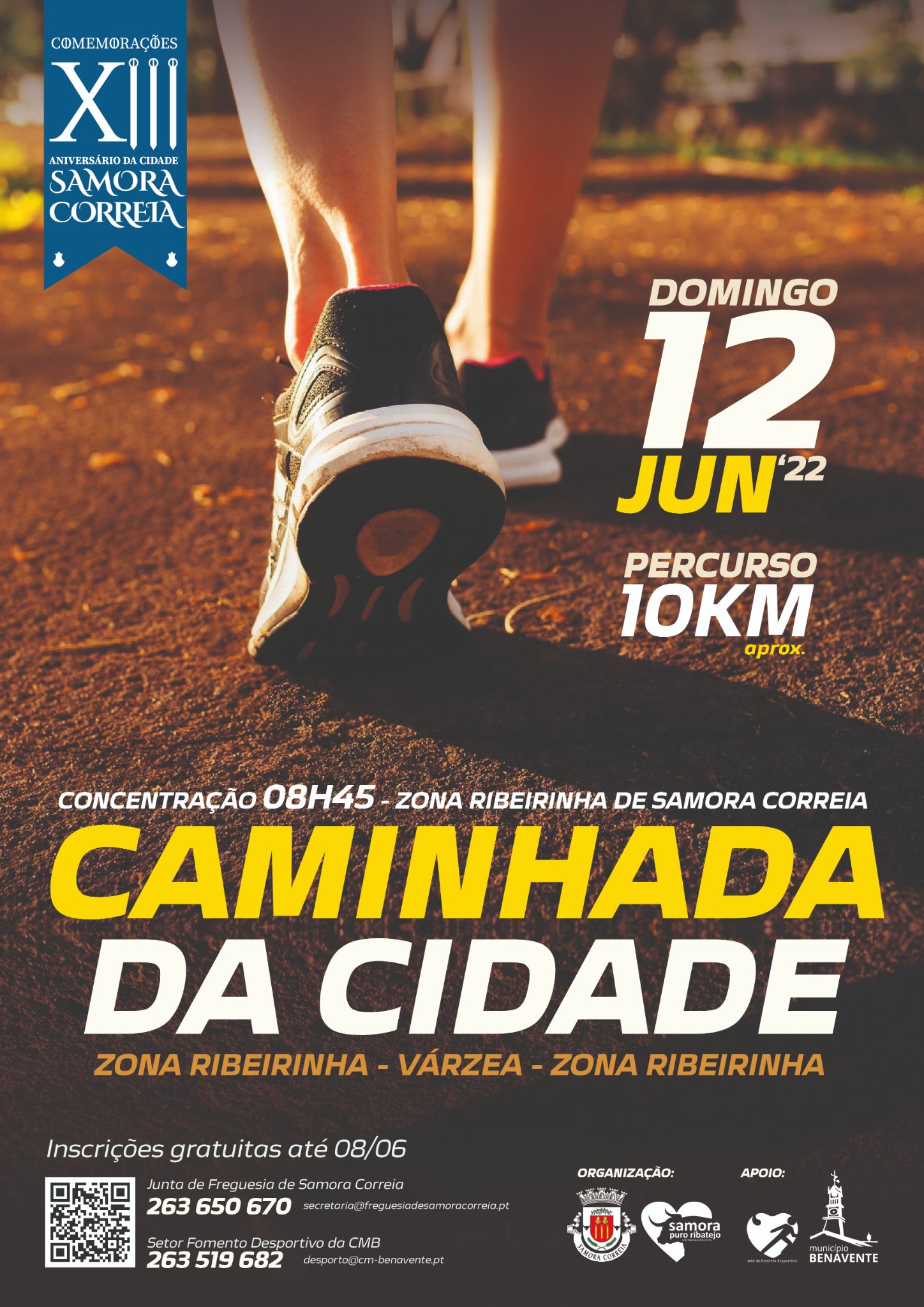 Imagem Comemorações XIII Aniversário Samora a Cidade - Caminhada da Cidade