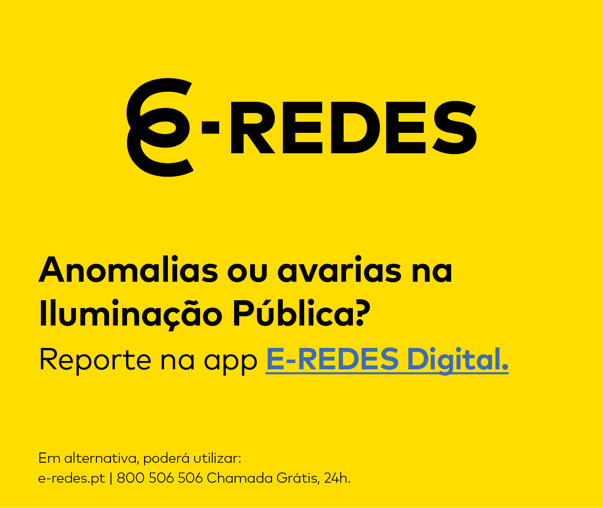 Imagem E-Redes - Iluminação Pública