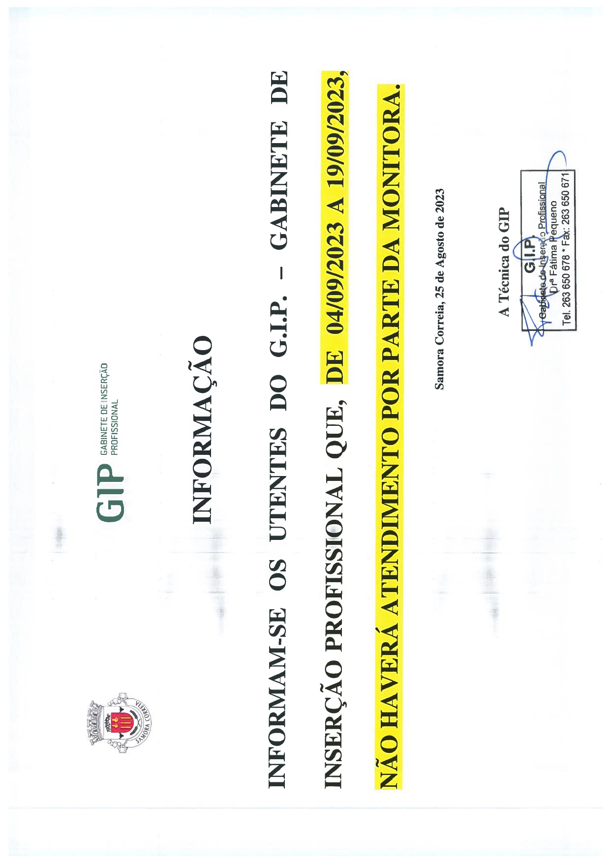 Imagem GIP - INFORMAÇÃO