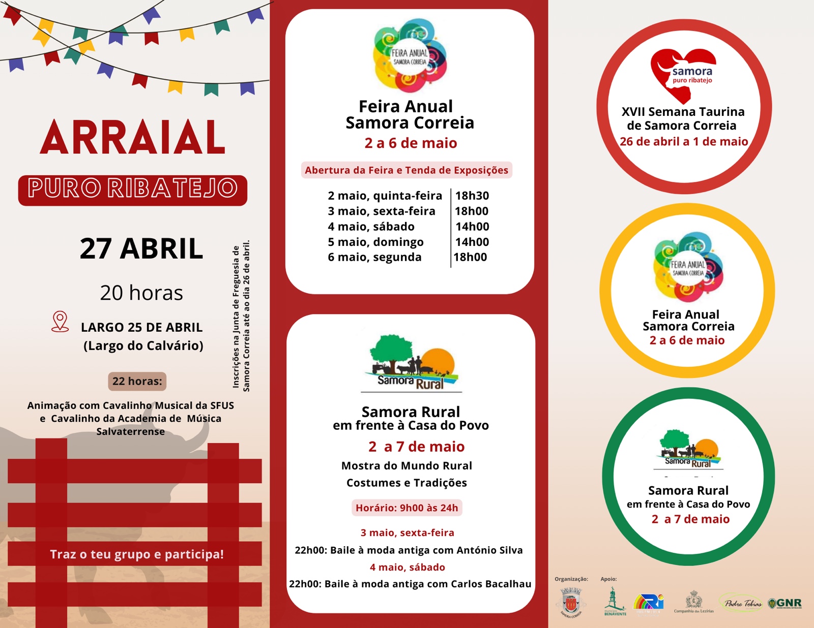 Imagem Programa da Semana Taurina | Feira Anual | Samora Rural - 2024