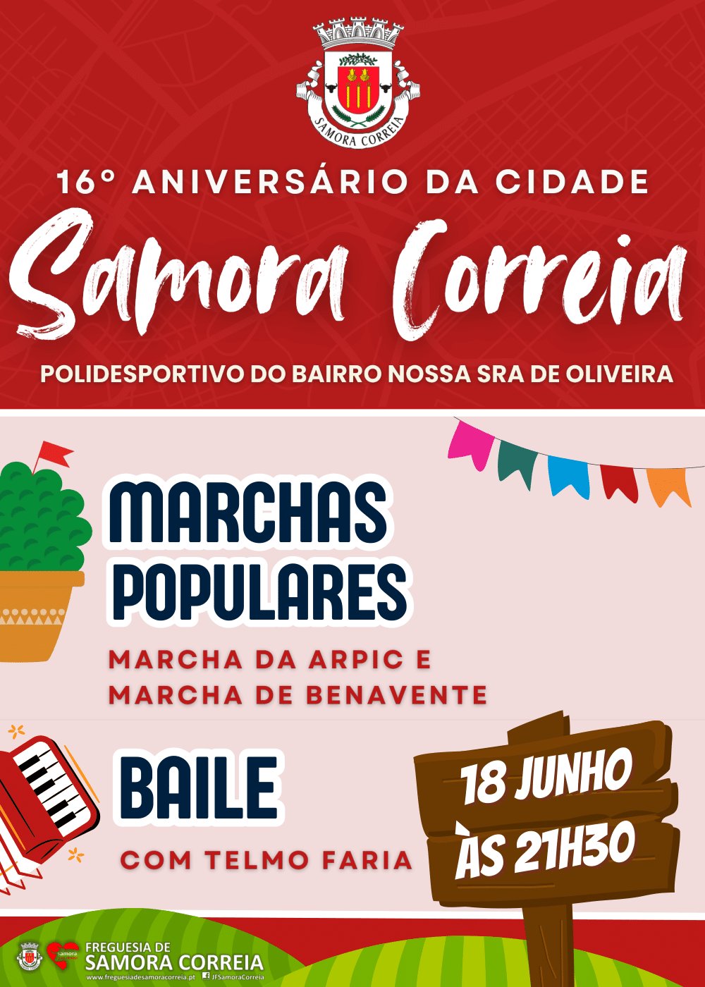 Imagem Comemorações do 16º Aniversário da Cidade Samora Correia