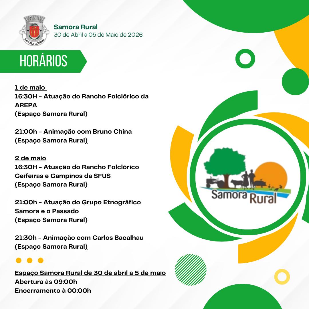 Notícia Samora Rural 2026