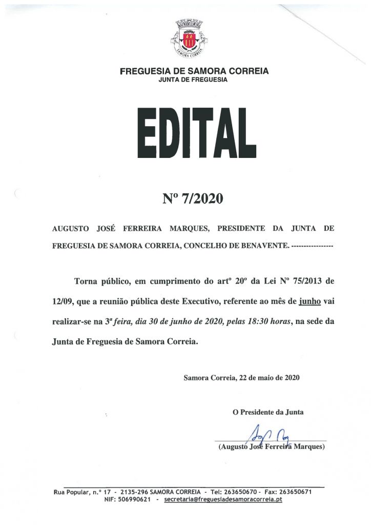 Imagem Edital Nº7/2020