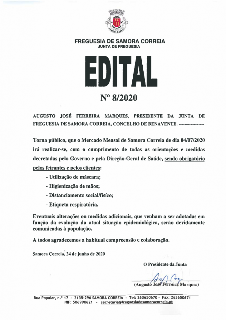 Imagem Edital Nº8/2020