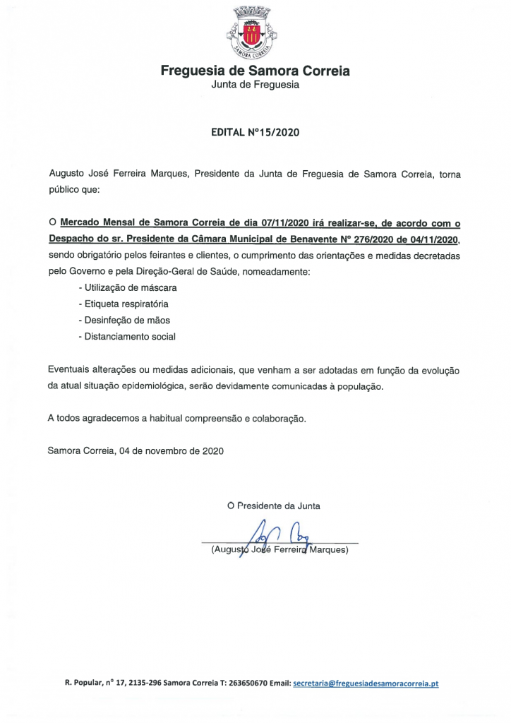 Imagem Edital Nº 15/2020