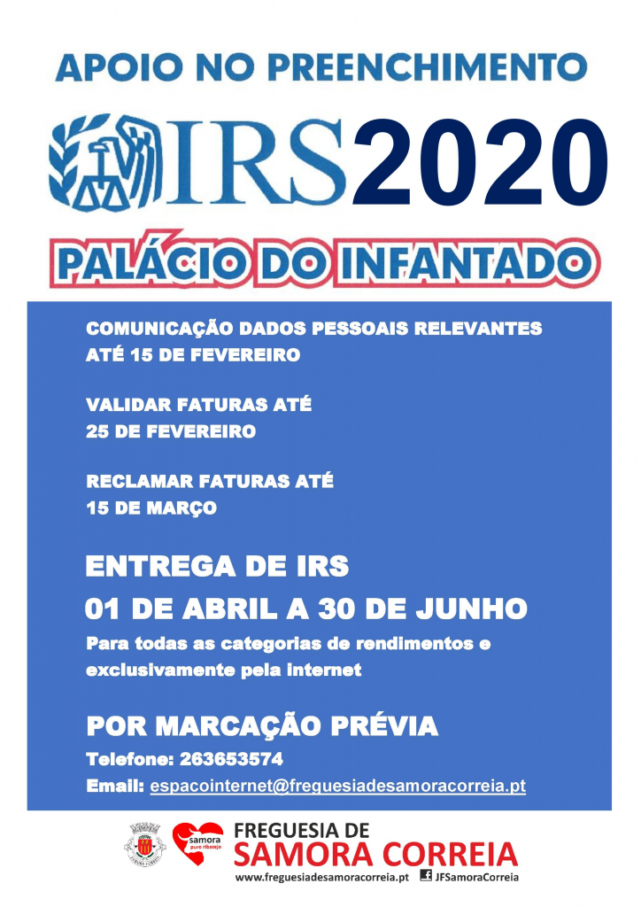 Imagem IRS 2020 - Apoio no Preenchimento 