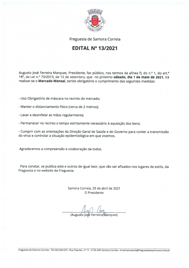 Imagem Edital Nº 13/2021