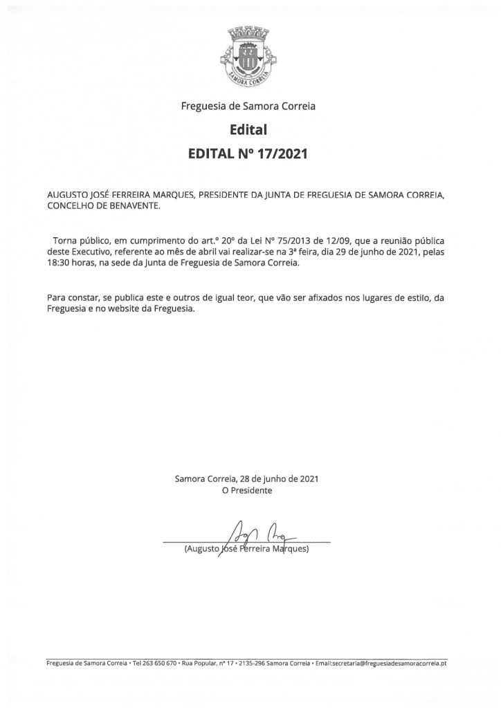 Imagem Edital Nº 17/2021