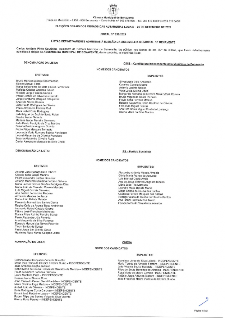 Imagem Edital N.º 299/2021 - CMB