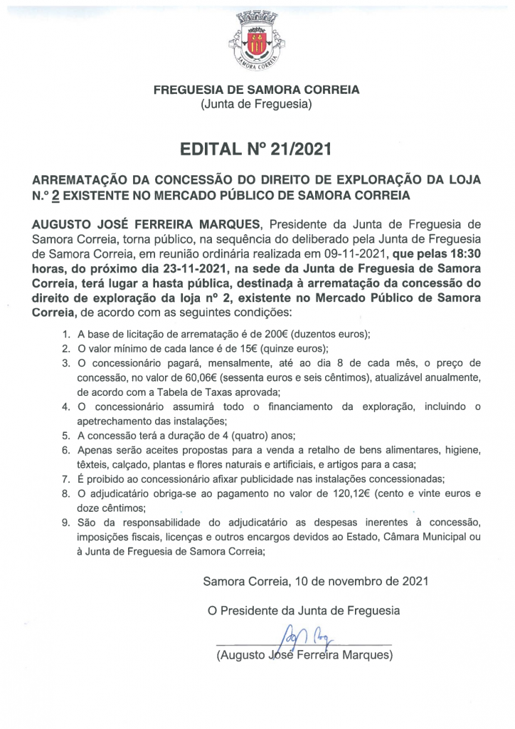 Imagem Edital Nº 21/2021 